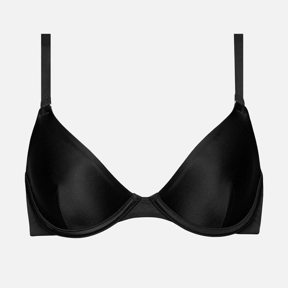 CUUP The Plunge Satin Bra, Brand New with tags